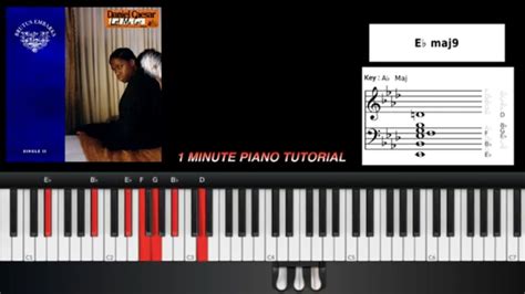 "Let Me Go" by Daniel Caesar (1 Minute Piano Tutorial) ***NEW*** - YouTube