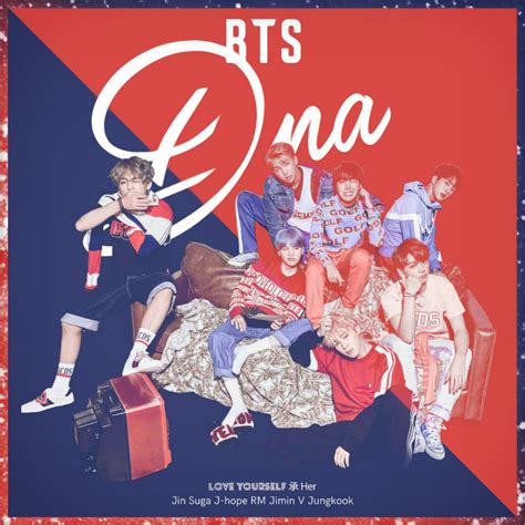 BTS DNA (LOVE YOURSELF : HER) album cover by LEAlbum on DeviantArt