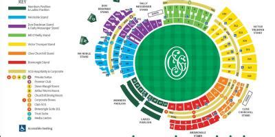 Sydney cricket ground map - Sydney cricket ground seating map (Australia)