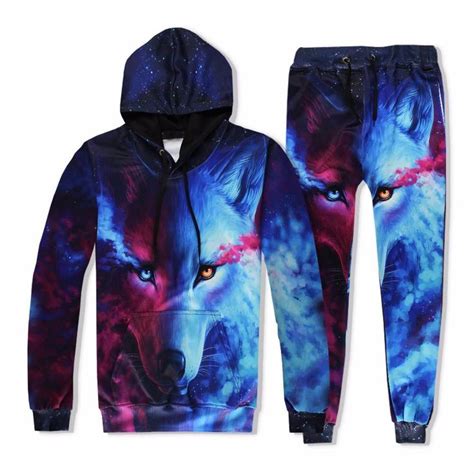 Galaxy Wolf Set | Hoodies men, Sweatshirts hoodie, Printed hoodies sweatshirts