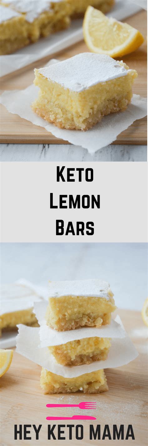 Keto Lemon Bars - Hey Keto Mama