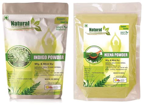 Natural Henna Powder and Natural Indigo Leaves Powder by Natural Health ...