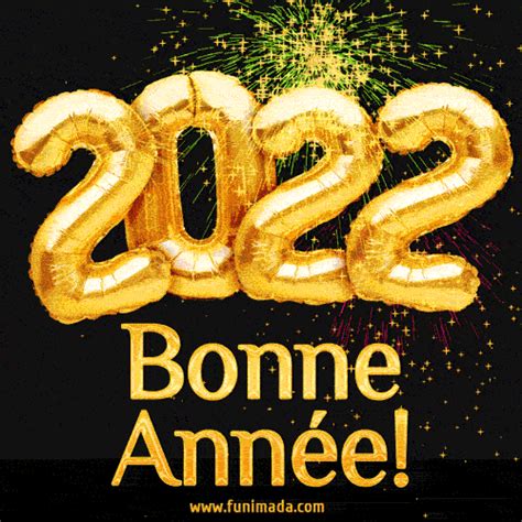 Bonne Année 2022 GIF | Funimada.com