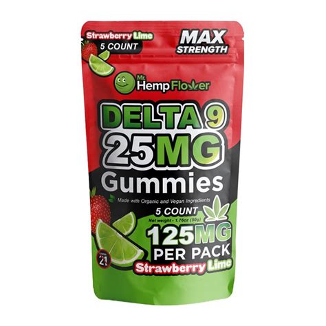 Delta 9 Gummies - 25mg Each - High Potency