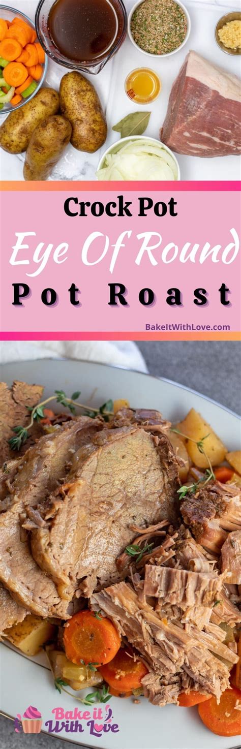 Hearty and Delicious Slow Cooker Eye of Round Roast! | Recipe | Slow cooker round roast, Roast ...