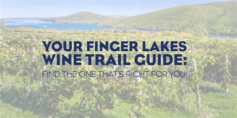 Your Finger Lakes Wine Trail Guide: Find The One That’s Right For You! | Live NY