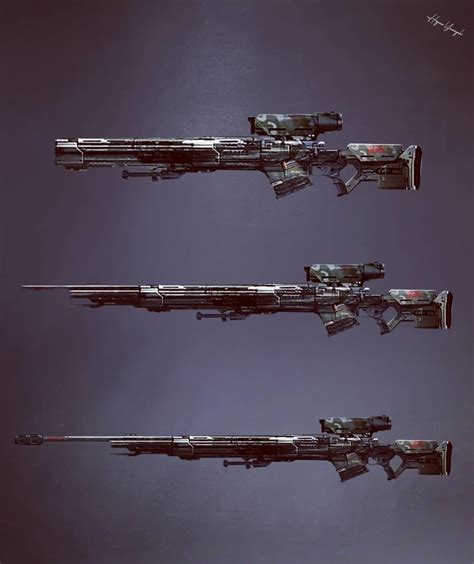 Sci-fi/Cyberpunk Characters and Weapons Concept Art | Domestika