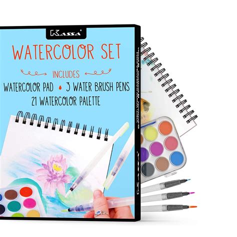 Kassa Watercolor Set for Beginners & Artists Includes 3 - Etsy