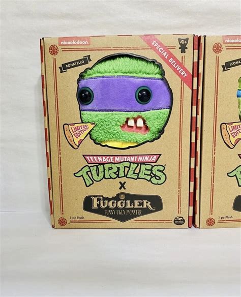 Fuggler TMNT Teenage Mutant Ninja Turtles Donatello & Leonardo Plush Figure NEW | eBay