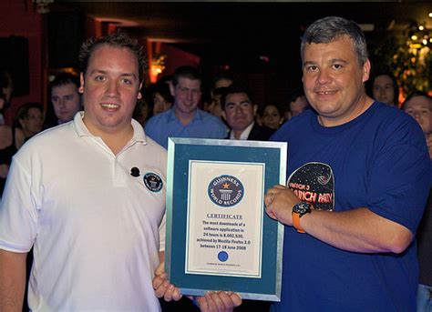 Mozilla's Guinness World Record Certificate