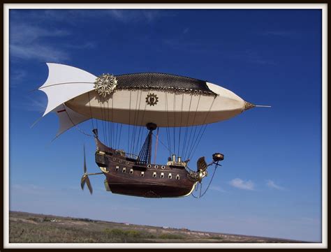 Steampunk Airship model by ~ShadowArcher80 | Steampunk airship, Airship model, Airship