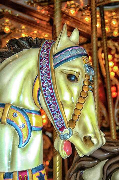 Vintage Carousel Horse No. 7 Photograph by Mike Martin - Pixels