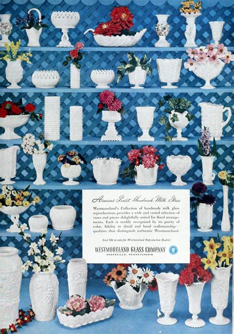 Gorgeous Westmoreland milk glass is trending again! Check out these vintage patterns from the ...