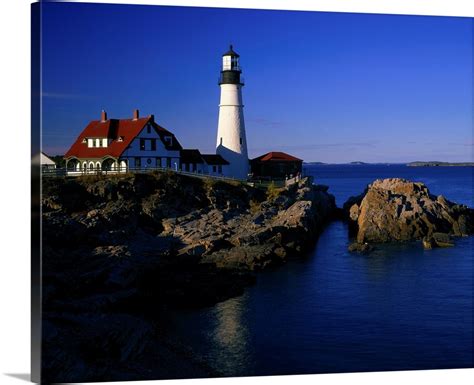 United States, Maine, Cape Elizabeth, Portland Head Light Wall Art ...