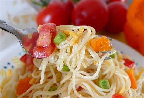 Ranch Vegetable Vermicelli Pasta Salad Recipe