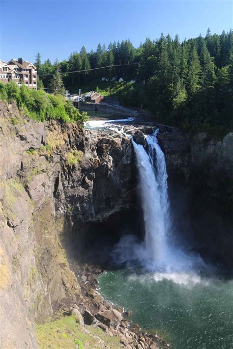 Snoqualmie Falls - Popular Waterfall in a Seattle Suburb