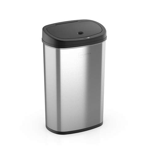 Mainstays, 13.2 Gal/50 L Motion Sensor Kitchen Garbage Can, Stainless Steel - Walmart.com ...