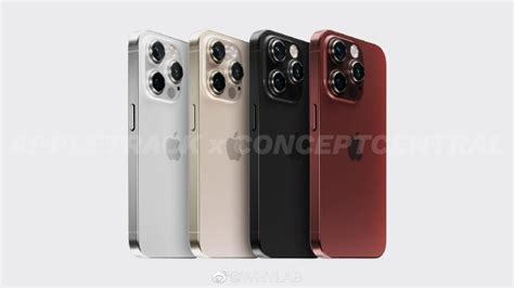 iPhone 15 Series Renderings Leaked | Type-C & Dark Red