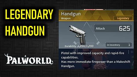 How to get Legendary Handgun | Palworld: Beakon Location - YouTube