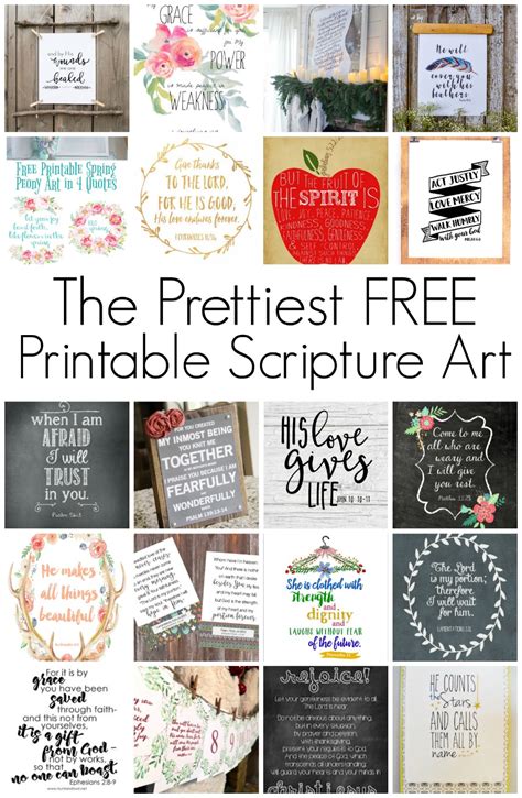 Free Printable Scripture Art - Salvaged Living