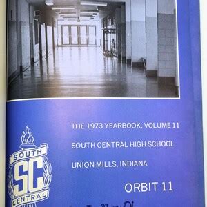 Orbit 1973 Yearbook South Central High School union Mills - Etsy