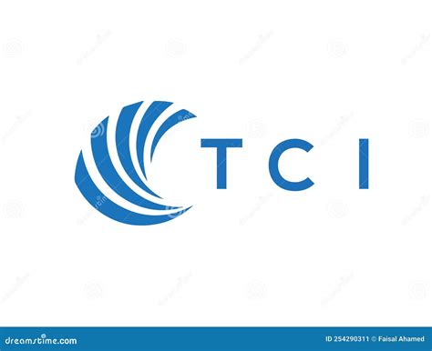 TCI Letter Logo Design on White Background. TCI Creative Circle Letter ...