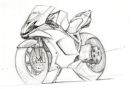 Motorcycles sketches by Clément Lagneau at Coroflot.com | Schizzi di prodotti, Schizzi, Disegni ...