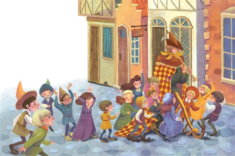 Pied Piper of Hamelin Picture Book on Behance