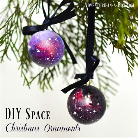 DIY Space Christmas Ornaments