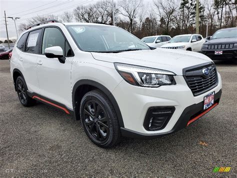 2020 Crystal White Pearl Subaru Forester 2.5i Sport #137115738 | GTCarLot.com - Car Color Galleries