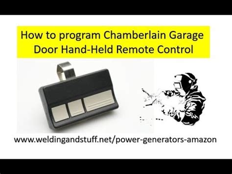 Chamberlain Garage Door Opener Remote Programming 953cb | Dandk Organizer