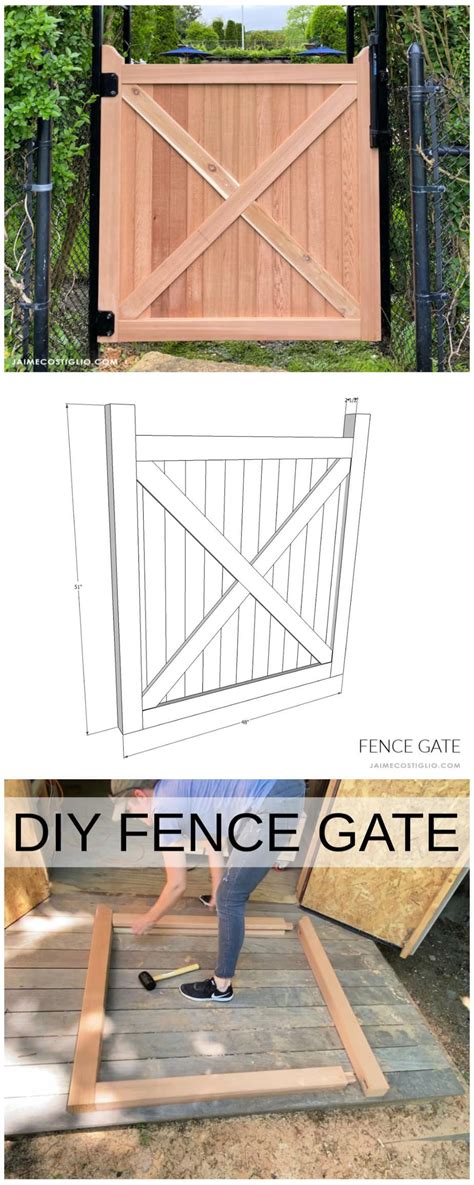 Cedar Fence Gate Plans - Jaime Costiglio