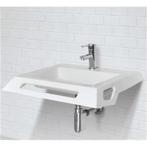 Solid Surface ADA Compliant Wall Mount Lavatory Sink, White - Walmart.com - Walmart.com