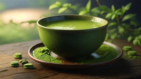 Premium AI Image | Japanese Matcha Tea