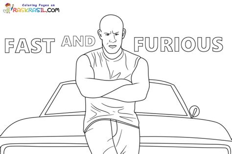 Fast And Furious Coloring Pages