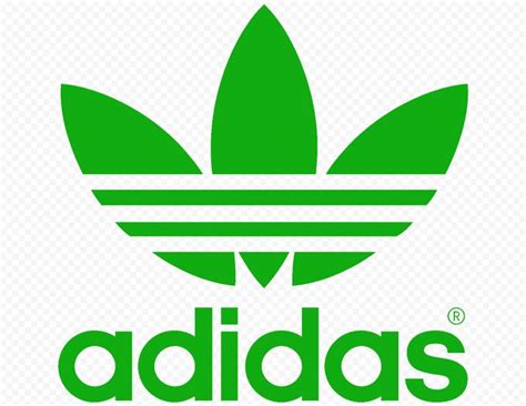 Adidas Trefoil Green Logo PNG Image