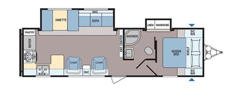 Rear Bath Travel Trailer Floor Plans - floorplans.click