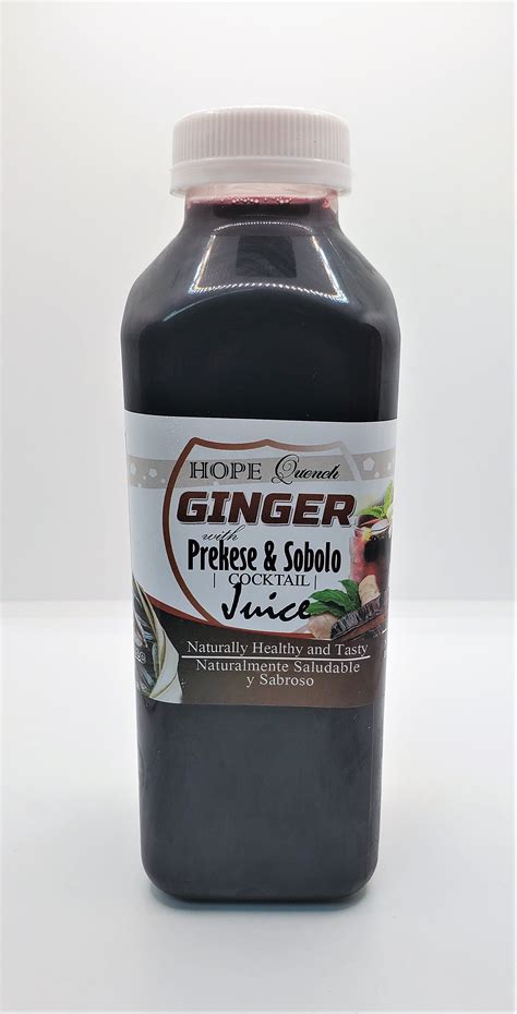 Ginger, Prekese & Sobolo is a mariage made for your tastebuds. Hope Quench's new cocktail juice ...