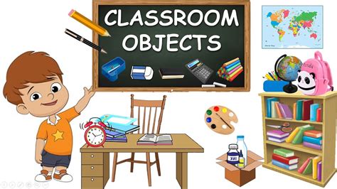 Clipart Classroom Objects