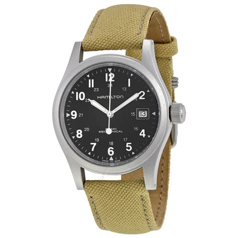 hamilton khaki field manual wind mechanical watch