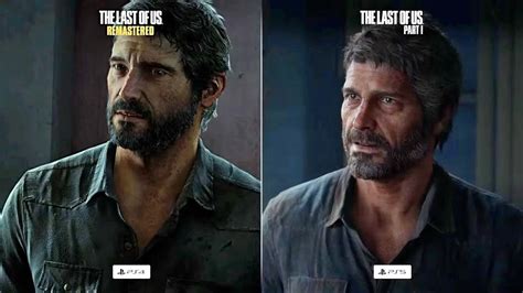 THE LAST OF US PART 1 Graphics Comparison - Remastered VS Remake - YouTube