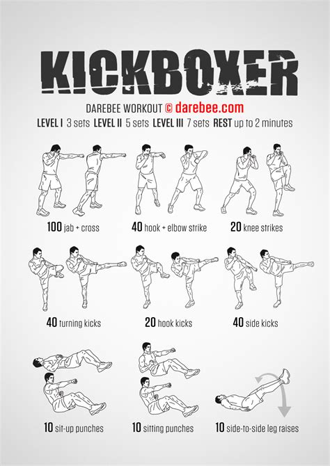 Printable Kickboxing Workout - Printable Word Searches