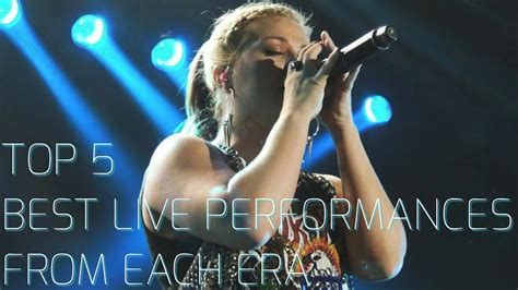 Kelly Clarkson // Top 5 Best LIVE Performances from Each Era - YouTube