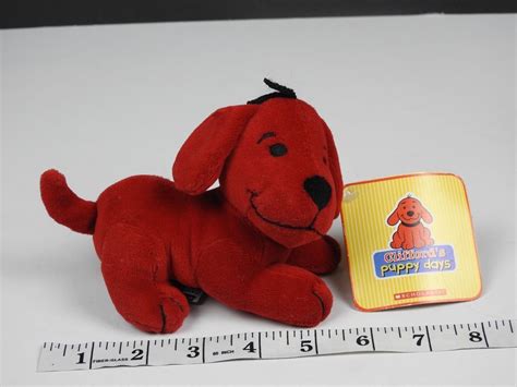 SCHOLASTIC Stuffed 'Clifford's Puppy Days' CLIFFORD BIG RED DOG Plush 5 ...