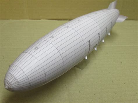 1/800 ZRS-4 USS Akron Paper Model - EcardModels