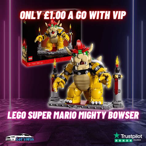 🐒 LEGO Super Mario The Mighty Bowser Collectible Figure (10/05) - Let's Win