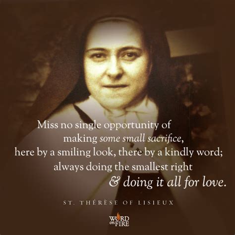 MY FAVORITE ST. THERESE OF LISIEUX QUOTES