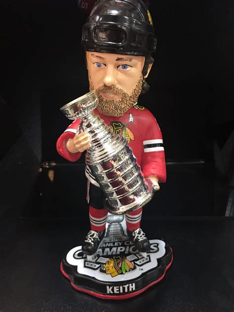 Chicago Blackhawks Duncan Keith 2015 Stanley Cup Champions Bobblehead