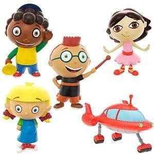 Amazon.com: Disney Little Einsteins 5 Piece Figurine Set: Rocket Leo Annie June Quincy: Toys & Games