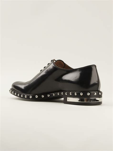 Lyst - Givenchy Studded Oxford Shoes in Black for Men